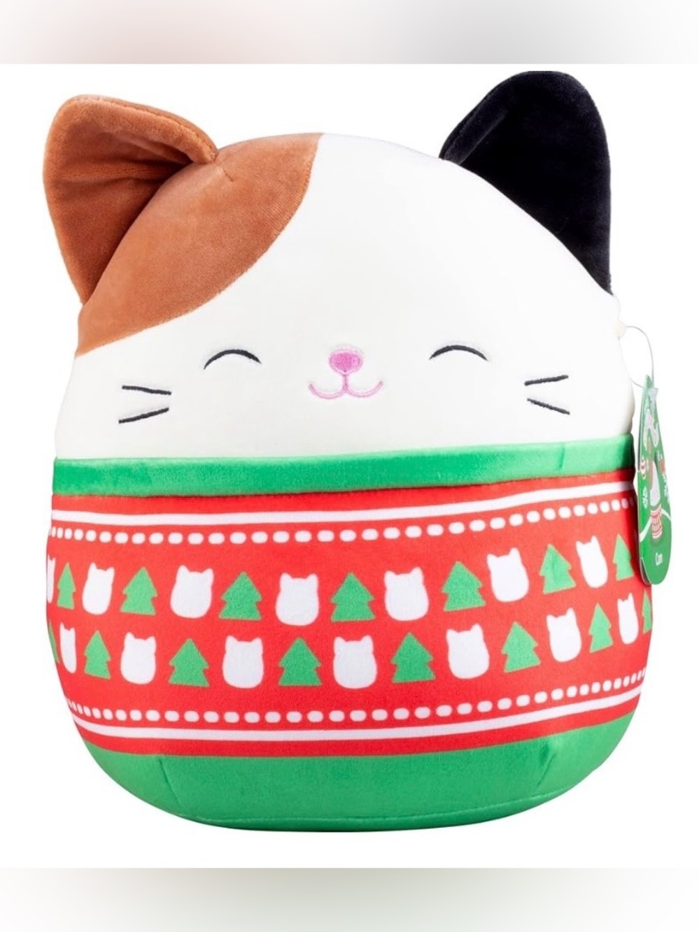 Squishmallows - Cam The Cat Christmas 
 Plush - 10”